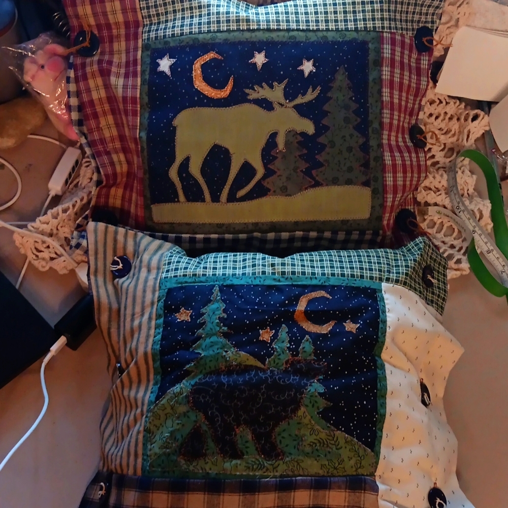Handmade pillow covers and pillow